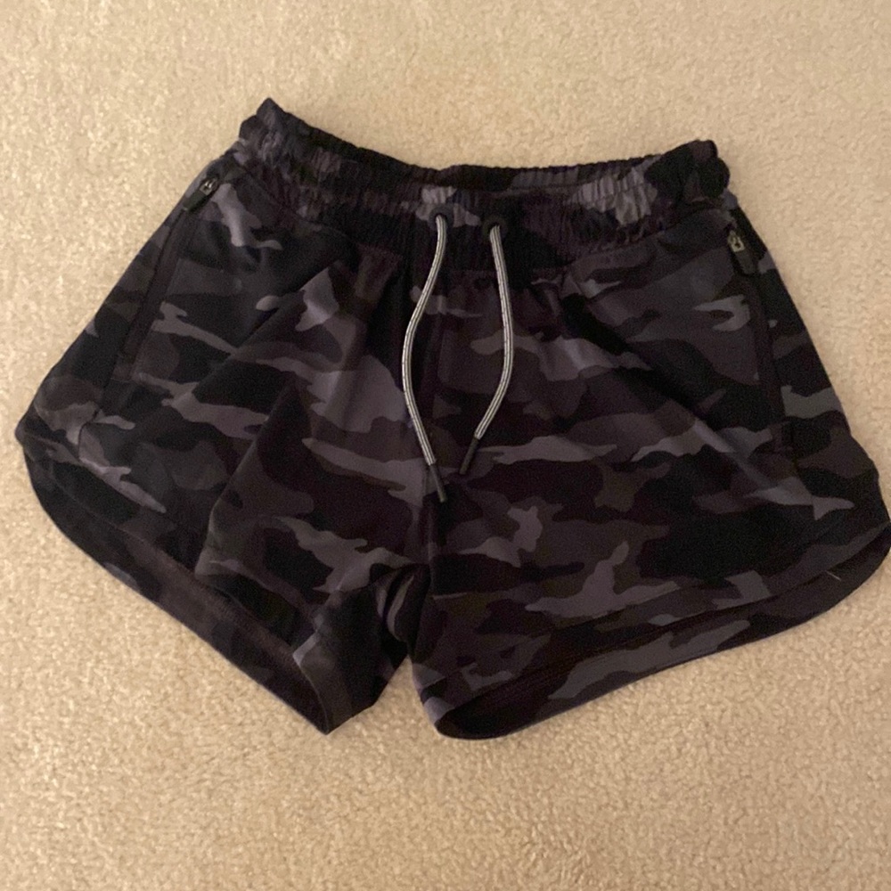 Girls Camo Athleta Shorts